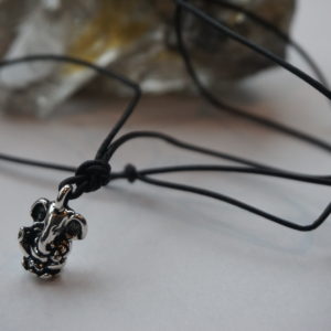 Ganesh Leather Necklace