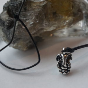 Ganesh Leather Necklace