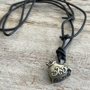 Heart Locket Leather Necklace