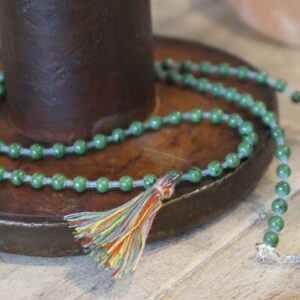 Malachite Tassel Necklace
